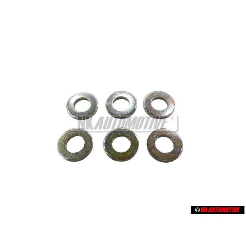 6x VW Original Arandela Base - N 90128501