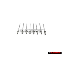 8x VW Original Remache Ciego - N 90437601