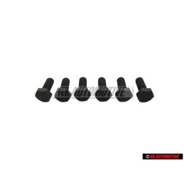 6x VW Original Tornillo Hexagonal - N 01025414
