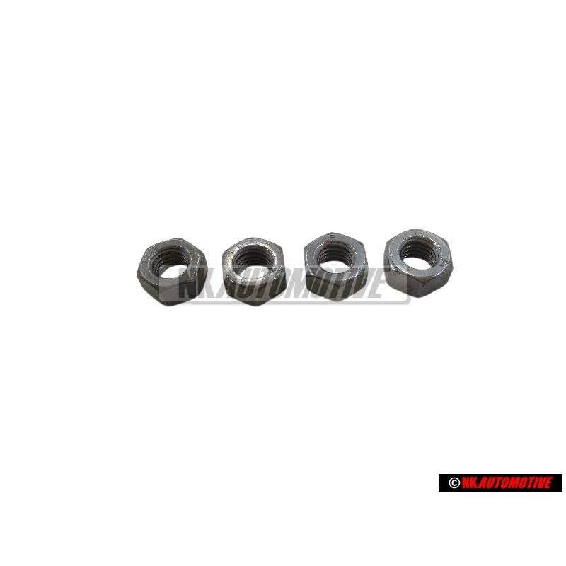 4x VW Original Tuerca Hexagonal - N 01100830
