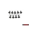 9x VW Original Tornillo Avellanado - N 10416601