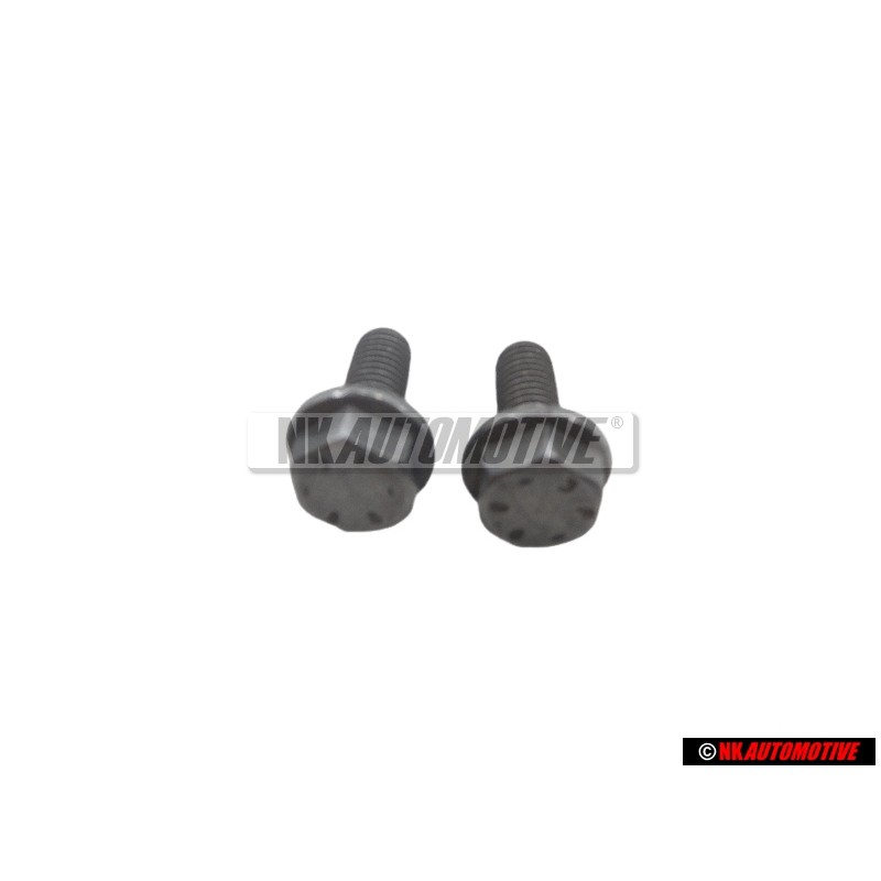 2x VW Original Tornillo Hexagonal Con Collar - N 10155901