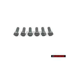 6x VW Original Tornillo Hexagonal - N 0402043
