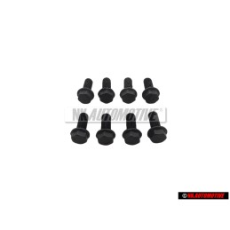 8x VW Original Tornillo Hexagonal - 082409135