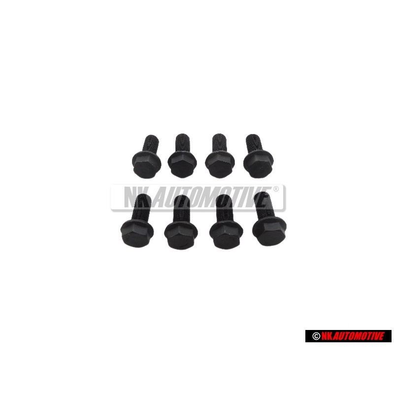 8x VW Original Tornillo Hexagonal - 082409135