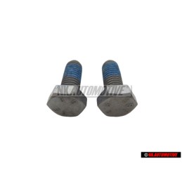 2x VW Original Tornillo Hexagonal, Autoblocante - N 01024022