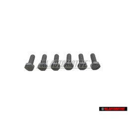 6x VW Original Tornillo Hexagonal - N 01021612