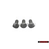 3x VW Original Tornillo Hexagonal, Autoblocante - N 0102276