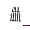 10x VW Original Tornillo Cilindrico Con Cabeza De Estrella Interior - 049103385