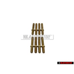 8x VW Original Esparrago Con Collar - 026103400A