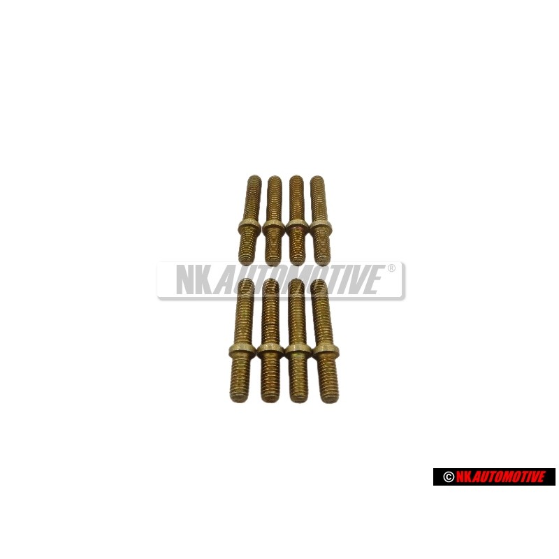 8x VW Original Esparrago Con Collar - 026103400A