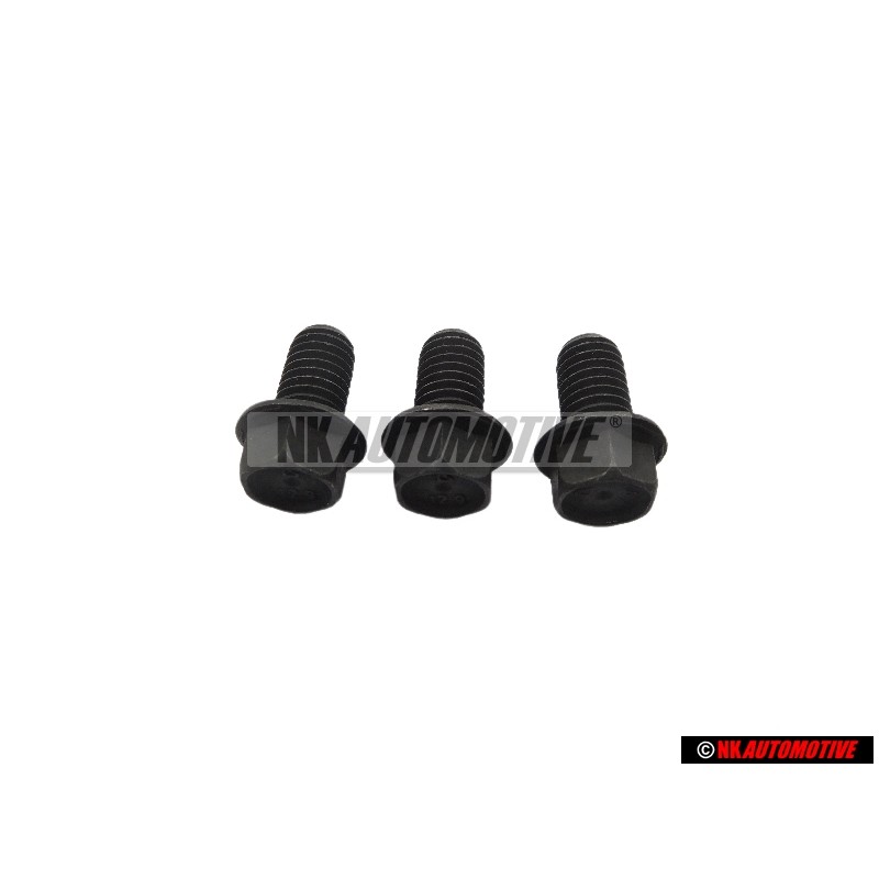 3x VW Original Tornillo Hexagonal - 089323699