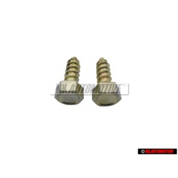 2x VW Original Tornillo Hexagonal P. 