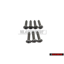 7x VW Original Tornillo Alomado P. 