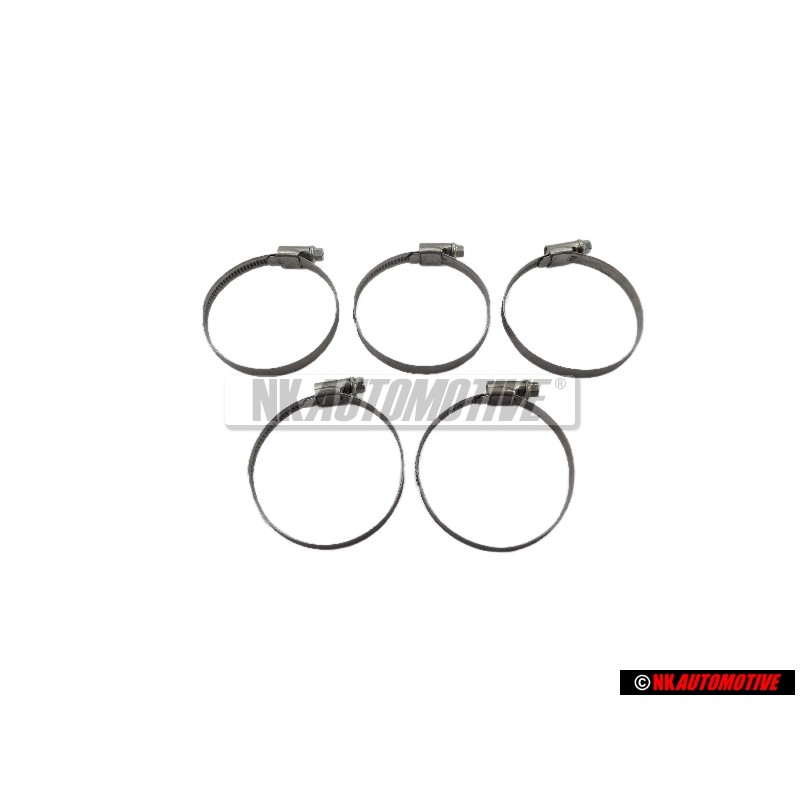 5x VW Original Abrazadera - N 0245054