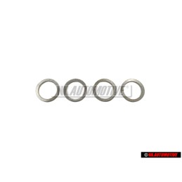4x VW Original Anillo Junta - N 0138076