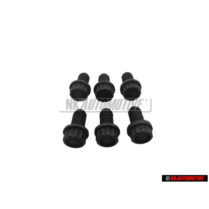 6x VW Original Tornillo Dodecagonal - N 90320701