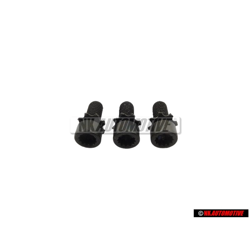 3x VW Original Tornillo Cilindrico - 084141197