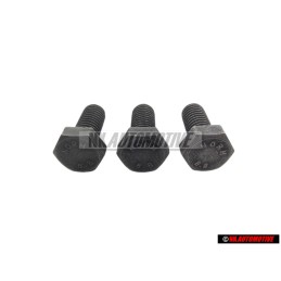 3x VW Original Tornillo Hexagonal - N 01023911