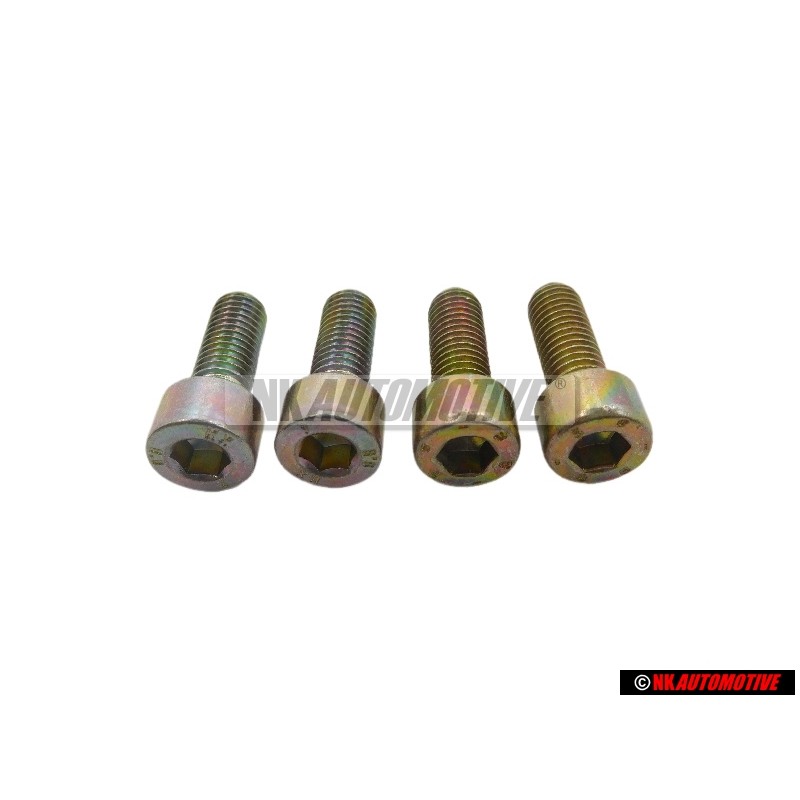 4x VW Original Tornillo Cilindrico Con Cabeza De Hexagono Interior - N 0147091