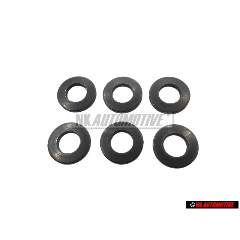 6x VW Original Muelle De Disco - 411399169