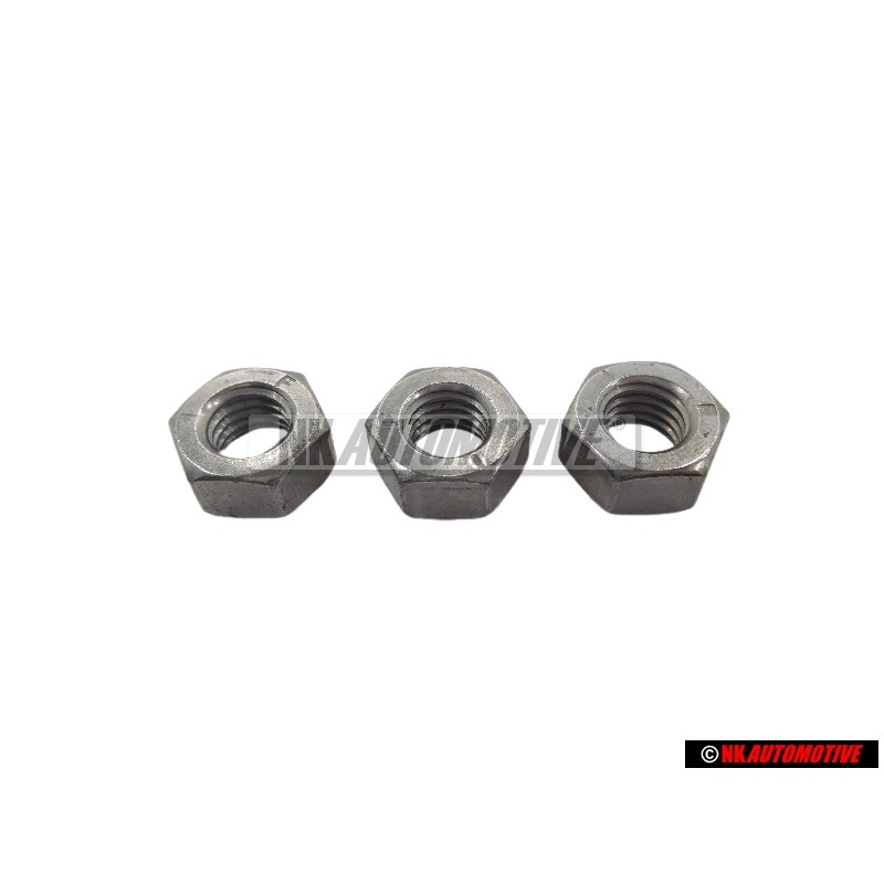 3x VW Original Tuerca Hexagonal - N 01100830