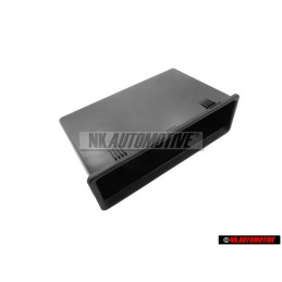 VW Original Caja Portaobjetos Negro Satinado - 321857233 01C