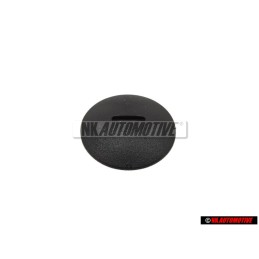 VW Original Boton Presion Negro Satinado - 2H0867931 9B9