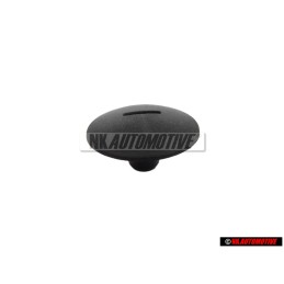 VW Original Boton Presion Negro Satinado - 2H0867931 9B9