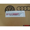 VW Original GTI Lado Rotulo Insignia Emblema Cromo Rojo - 5G0853688ATJZQ