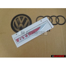 VW Original GTI Lado Rotulo Insignia Emblema Cromo Rojo - 5G0853688ATJZQ