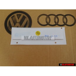 VW Original GTI Lado Rotulo Insignia Emblema Cromo Rojo - 5G0853688ATJZQ