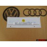 VW Original GTI Lado Rotulo Insignia Emblema Cromo Rojo - 5G0853688ATJZQ