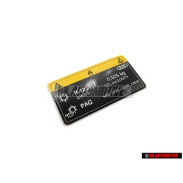 Audi Original Adhesivo P.Acondicionador Aire - 8W0010515B