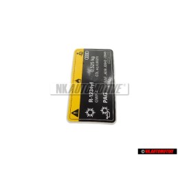 Audi Original Adhesivo P.Acondicionador Aire - 8W0010515B