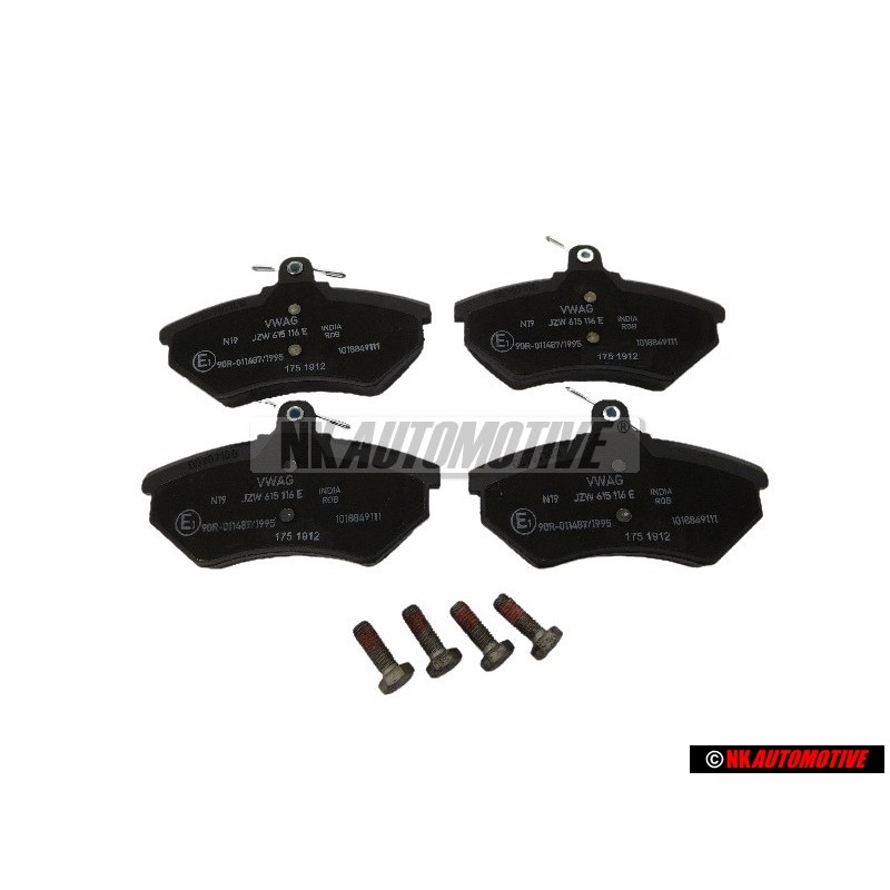 VW Original 1 Juego Pastillas Freno Con Indicacion De Desgaste - JZW698151F