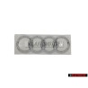 Audi Original Anillos Trasero Simbolo Insignia Emblema Cromo - 4E0853742 2ZZ