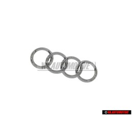Audi Original Anillos Trasero Simbolo Insignia Emblema Cromo - 4E0853742 2ZZ