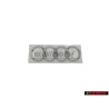Audi Original Anillos Trasero Simbolo Insignia Emblema Cromo - 4E0853742 2ZZ