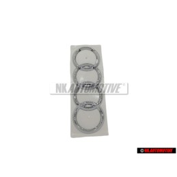 Audi Original Anillos Trasero Simbolo Insignia Emblema Cromo - 4E0853742 2ZZ