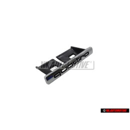 Audi Original QUATTRO Frente Rotulo Insignia Emblema Cromo - 4E0853736C 2ZZ