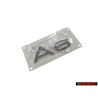 Audi Original A6 Trasero Rotulo Insignia Emblema Cromo - 4B0853741C 2ZZ