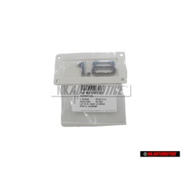 Audi Original 1.8 Trasero Rotulo Insignia Emblema Cromo - 8L0853743E 2ZZ