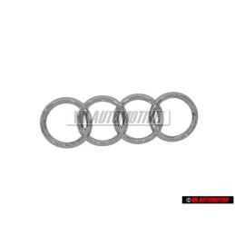 Audi Original Anillos Trasero Simbolo Insignia Emblema Cromo - 4B5853742 2ZZ