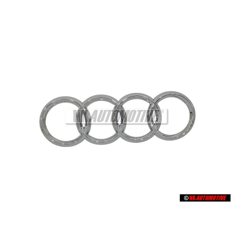 Audi Original Anillos Trasero Simbolo Insignia Emblema Cromo - 4B5853742 2ZZ