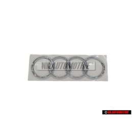 Audi Original Anillos Trasero Simbolo Insignia Emblema Cromo - 4B5853742 2ZZ