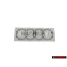 Audi Original Anillos Trasero Simbolo Insignia Emblema Cromo - 4B5853742 2ZZ