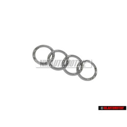 Audi Original Anillos Trasero Simbolo Insignia Emblema Cromo - 4B5853742 2ZZ