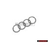 Audi Original Anillos Trasero Simbolo Insignia Emblema Cromo - 4B5853742 2ZZ