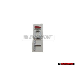 Audi Original TDI Trasero Rotulo Insignia Emblema Cromo Rojo - 4A9853737 2ZZ